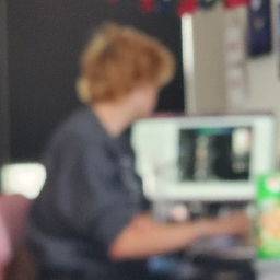 a picture of me at a computer